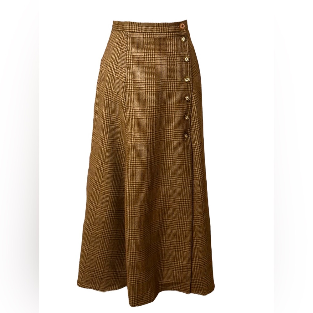 EVG Vintage Breeches Tweed A-Line Skirt Made in USA 🇺🇸 Size 4 - Picture 2 of 11